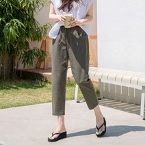 크로벨디 데일리 썸머 린넨 배기팬츠