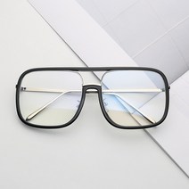 투브릿지 오버사이즈 사각 뿔테 안경테 9070