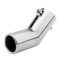후드 고기집 닥트 기름받이 덕트 고깃집 청소 자바라 입구 직경 51mm 스테인레스 스틸 플랫 라운드 벤딩 배기 머플러 파이프 변형 테일 쓰로우트 A191 자동차 액세서리 드롭쉽