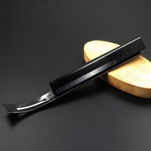 스테인레스 스틸 가죽 스카이빙 나이프 DIY 공예 안전 커팅 얇은 그루브 조각 칼, Black