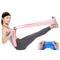 달자샵 1+1 간편 홈트레이닝 단계별 근력밴드 고탄력 저항운동 다이어트 스트레칭 밴드, 1Pcs+1Pcs, 옐로우1단계