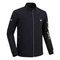 빅터 남성트레이닝상의 블랙 2020SS V201WJ-4144M 배드민턴복 상의
