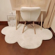 북유럽 화이트 구름 러그 침실 안방 원룸 사이드 매트