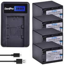 3900mAh NP-FV100 NP FV100 Sony FV30 FV50 FV60 FV70 PXW Z90 X70 NEX-VG30E HXR NX70 NX80 MC80, [08] 4Battery and Charger