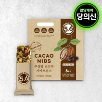 곤약닷컴 무가당 넛츠바 카카오닙스 1상자 (6봉입), 6개입, 30g