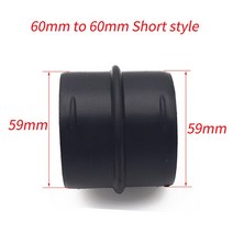 호스커넥터 호스연결구 42/60/75mm 자동차 히터 덕트 파이프 조이너 커넥터 에버스패커 또는 베바스토 용 스트레이트 조인트 호스 튜브, 08 60Short connector