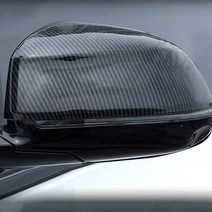 BMW X5 X6 X7 사이드 미러 커버 카본 블랙 몰딩 X3 X4 F G바디 SUV DIY 튜닝 드레스업 00092, 1번 수전사 카본2p