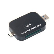 [해외] NIKON D4 D5 D5 용 SONY 카메라 XQD 카드 리더기 2 IN 1 USB3.0 TYPE C A TO XQD 카드 어댑터, 금
