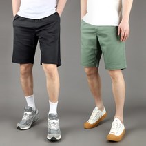 남성 여름 면 밴딩 스판 반바지 남자 5부 바지 XL 2XL 빅사이즈