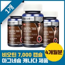 캐나다 비오틴 7000 식약청 단백질 셀룰로우스 이산화규소 캡슐 영양제 명절 설날 추석 청소년 홈쇼핑 온 가족 남녀노소 직장인 수험생 골드 생신 부모님