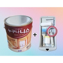 KCC 우레탄 누구나 니스+도구세트 목재용 실내용 바니쉬 유광투명(4L 2L 1L)코팅제, 누구나니스(1L)+PP평붓