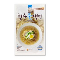 즉석 물냉면 4인분 레토르트 국수 사리 동치미 육수 원액 간편 조리 온가족 여름 메뉴