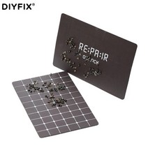 DIYFIX-2UUL 155x98mm 블랙 마그네틱 나사 보관 매트 휴대 전화 수리 데스크탑 정리 패드, 01 ST99, 01 ST99