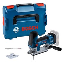 보쉬 Professional 18V 시스템 무선 직소 GST 18V-155 SC(막대 모양 배터리 및 충전기는 포함되지 않음 L-BOXX 136) 파란색 06015B0000