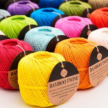 1.0mm 100m 폴리싱 밤부실 대나무볼 대나무끈 밤부끈 여름실 택끈 포장끈 (33color) 뜨개실, 09PURPLE