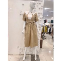 앤디앤카렌뒷지퍼배색카라원피스NM3OP002