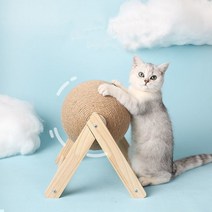 고양이구름다리 종이 캣타워 낮은 책장 무소음 캣휠 diy 아기고양이고양이 긁적 공 장난감 새끼 Sisal 밧줄, 02 V type_01 Small
