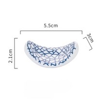 일본그릇 수입접시 그릇선물 kinglang 일본식 고전 도자기 파란색과 흰색 주방 밥, 젓가락 스탠드