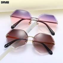 DFMEI. 선글라스 여 개성 그라데이션 먹물거울 3630