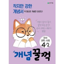 개념꿀꺽 초등 국어 과학 사회 4-2(2021):작지만 강한 개념서 꼭 필요한 개념만 담았다!, 천재교육