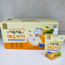 함소아 키득키득 배도라지 주스 100ml, 홍삼+배+도라지 혼합맛, 90개