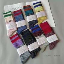 비비안 westwood ORB 펄 스트라이프 양말 (10종) 수입 발목 양말