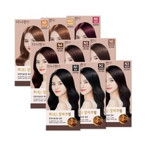 다나한 모 칼라크림 6종 대용량 200g, N4 자연흑갈색
