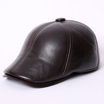 남친 패피 캐주얼 중년 가죽 베레모