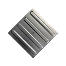 시각장애 보도 블럭 점자 패드 블록 매트 바닥 가이드, SUS304 도트 패턴 300x300mm