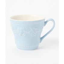 WEDGWOOD 퀸즈웨어 콜렉션 페스티비티 블루 머그잔, 1개