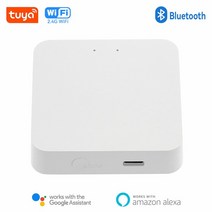 Tuya-ZigBee 3.0 스마트 게이트웨이 허브 홈 브리지 라이프 앱 무선 리모컨 알렉사 구글 홈으로 작동, 01 Bluetooth Hub