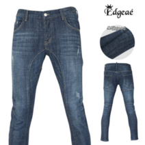 기타브랜드 엣지애 남성 뒤절개 바이커 청바지
