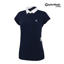 [테일러메이드]여성 카라 라인 배색 반팔티셔츠 TWTYK6911-915