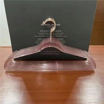 INS 진주 빛나는 분말 투명 플라스틱 치마 옷 랙 귀여운 소녀 옷 랙 Cloakroom 교수형 지원 옷 랙, 5pcs, Rose pink hanger