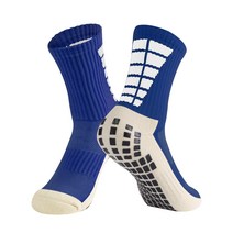 프렌치코다 미끄럼방지 축구 디스펜싱 양말, 파란색