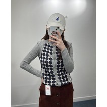 한섬 시스템 동그라미 라운드 가디건