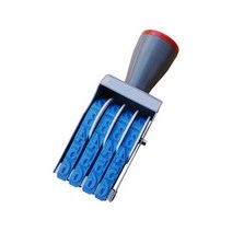 숫자 지정 스탬프 번호 4 자리 디지털 롤링 사무실용, 파란