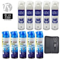 이발기 바리깡 크리너 냉각제 세척제 리케이 커티스 10개 가위집 세트, 10개세트