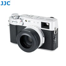 [JJC] 후지필름 x100v 렌즈 후드 어댑터 링, 베이직 원형[실버]