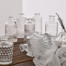 리버그린 미니 유리화병 모음, 클래식 스퀘어 유리화병(소)