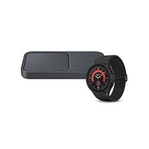 SAMSUNG Galaxy Watch 5 프로 15W 무선 충전기 듀오 USB C 케이블 번들 45mm LTE 스마트워치 본체 건강 피트니스 및 수면 추적기 블랙 밴드 초고속 충전