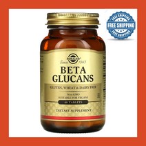 솔가 베타글루칸 Beta Glucans 60정 효모세포벽추출물 활성건조효모 출아형효모 사카로마이세스 세르비시에