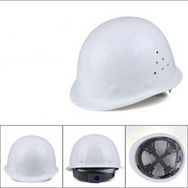 작업모 경작업모 작업 헬멧 건설 ABS 안전 보호 모자 작업자 아웃도어 직장 용품, WHITE