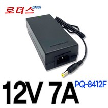 12V 7A 6.67A 직류전원장치 국산어댑터 PAC80F FSP084 SA190B 0219B1280/PA-1081-01LT-LF 호환, 1개, 어댑터만