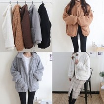 sioncompany_양털 후리스 집업 오버핏 양털자켓 뽀글이 집업점퍼 뽀글이집업 점퍼 포글이퍼점퍼 뽀글이털점퍼 잠바--SC