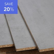 큐브프레임 두께15mm 그레이스톤 파티클보드 PB합판 목재재단 나무판자, 테두리:수아그레이