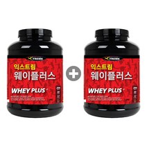 바디솔루션 익스트림 플러스 웨이 1+1 단백질보충제, 2kg, 2개