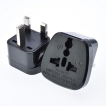 여행용 변압기 멀티 슬림 어댑터 멀티탭 영국 말레이시아 싱가포르 케냐 사우디 아라비아 용 어댑터 G 타입, 02 Black_01 영국 플러그