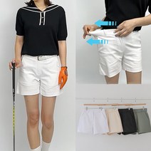 여성 골프 히든 밴드 왕 스판 반바지 S~XL 빅사이즈 퀄리티 보장 숏팬츠