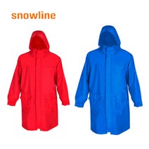 스노우라인- 레인코트 /판초우의/비옷, 스노우라인 레인코트 (레드) M